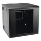 Gabinete Abatible de Pared (Con Marco Trasero) con Rack 19" de 12 Unidades. Ventana de Cristal Templado.