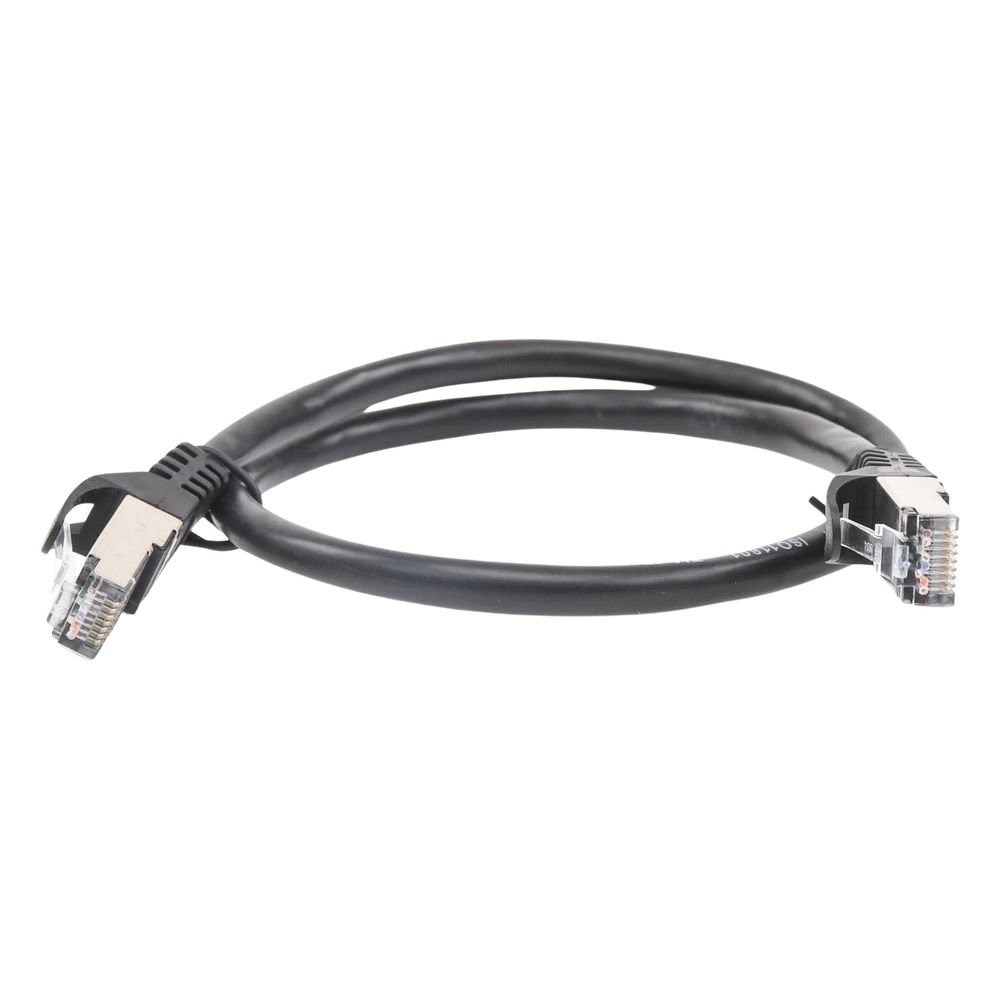 Cable de Parcheo FTP Cat6 - 0.5 Metros (1.64 Pies) - Negro