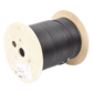 Bobina de Cable Planta Externa con Gel, de 4 Pares, Cat6A, Blindado F/UTP, Color Negro, 305 Metros (1000 Pies)