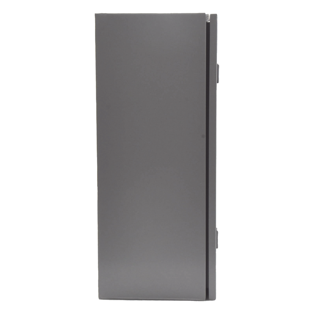 Gabinete de Acero, Nema 4 -IP 66 de 60 x 60 x 25 cm con Platina y certificado UL.