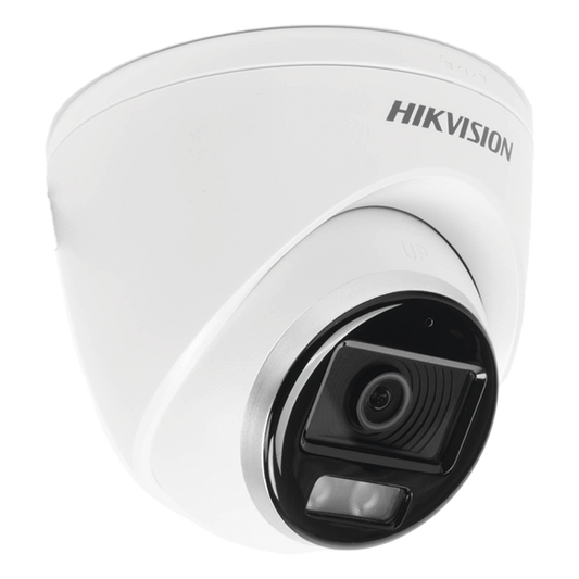 [ColorVu] Turret TURBOHD 3K (5 Megapixel) / Micrófono Integrado / Lente 3.6 mm / Imagen a Color 24/7 / 40 mts Luz Blanca / Exterior IP67 / dWDR / 4 Tecnologías