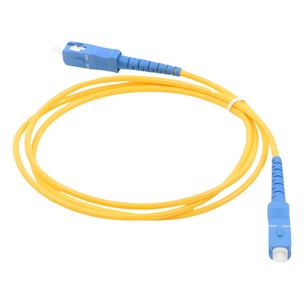 Jumper de Fibra Óptica Monomodo SC/SC Simplex de 1 Metro (3.28 Pies)