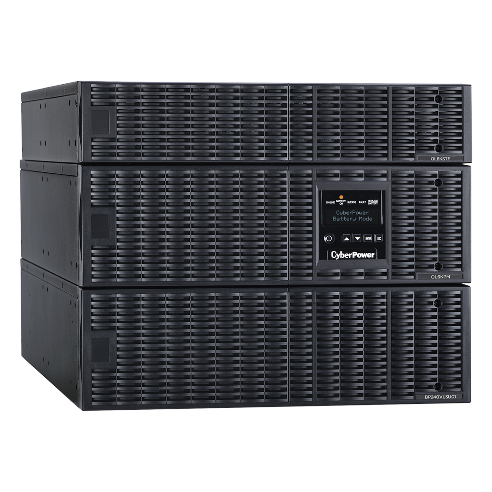 UPS de 6000 VA/5400 W, Online Doble Conversión, 200 - 240 Vac de Entrada NEMA L6-30P, 120 - 240 Vac de Salida, Onda Senoidal Pura, Torre o Rack de 8 UR, Con 6 Tomas NEMA 5-20R, 2 NEMA L6-20R y 1 NEMA L6-30R