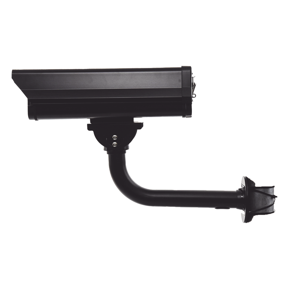 Gabinete Antivandálico(IK10) / Uso en Exterior (IP66) / Compatible con Cualquier Cámara Tipo Box (Professional) / Brazo de Acero Color Negro