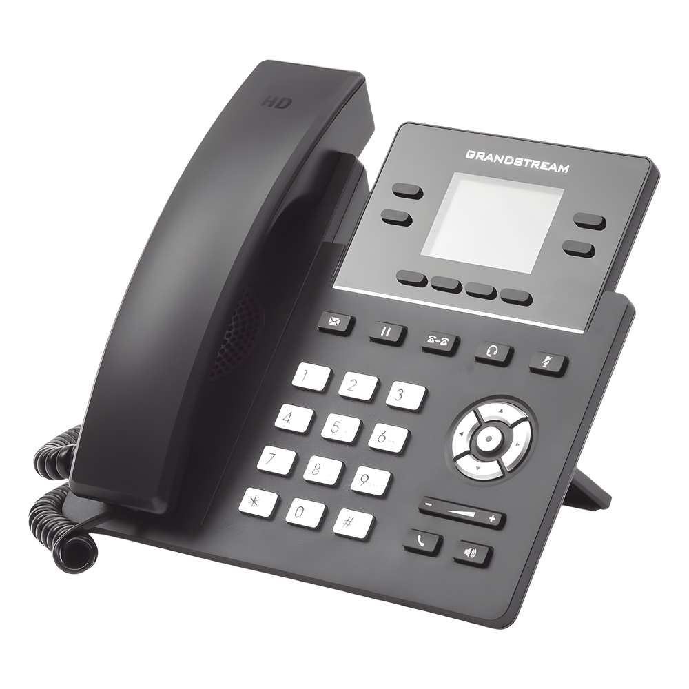 Teléfono IP Grado Operador, 4 líneas SIP, pantalla a color 2.4", PoE, codec Opus, IPV4/IPV6 con gestión en la nube GDMS