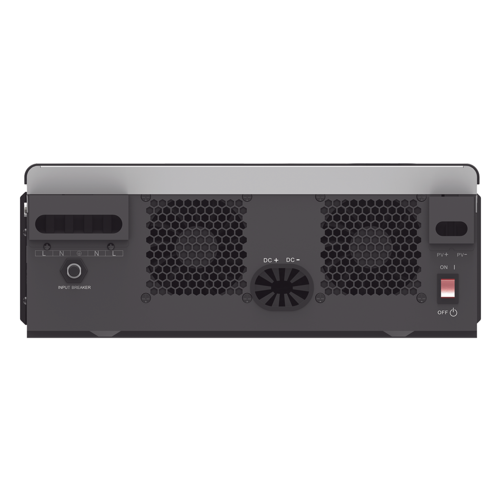 Inversor / Cargador de 1 KW para Sistemas Tipo Isla a 12Vcd / 120Vca, Onda Sinusoidal Pura con Controlador MPPT