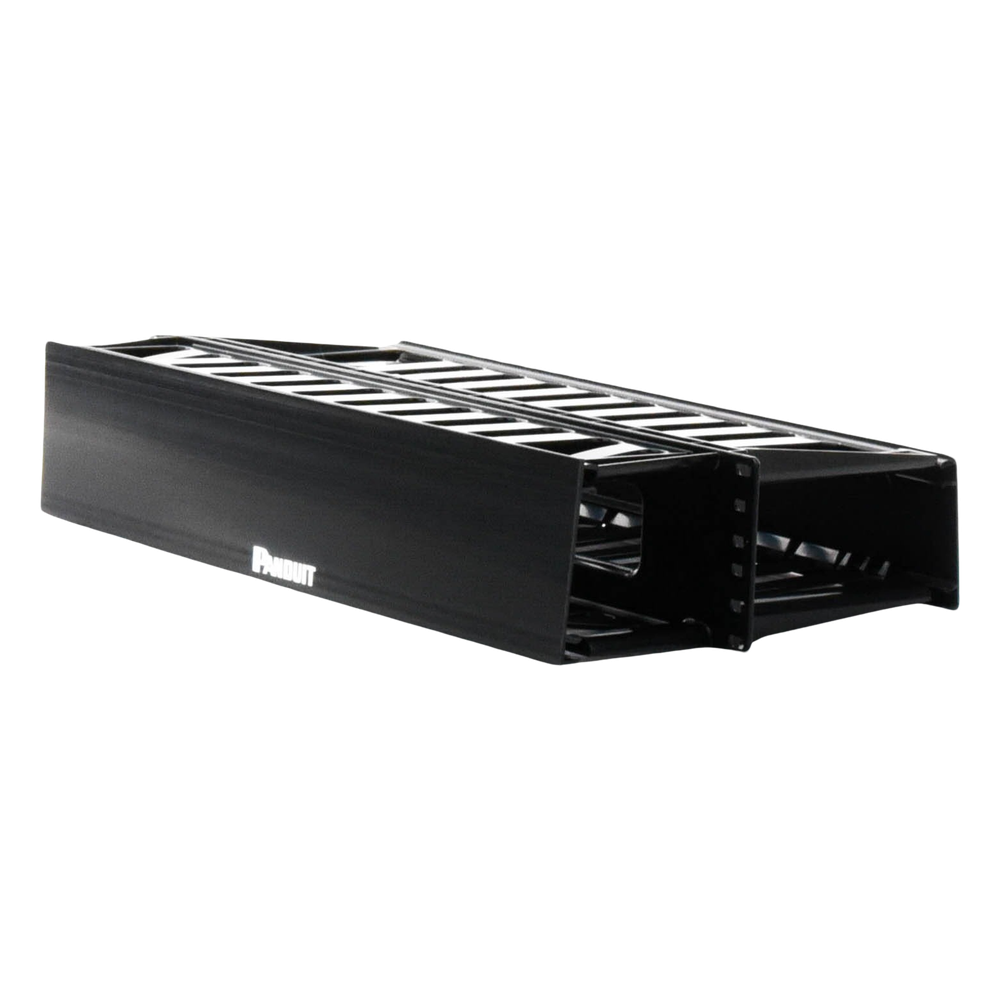 Organizador de Cables Horizontal PatchLink, Doble (Frontal y Posterior), Para Rack de 19in, 2UR