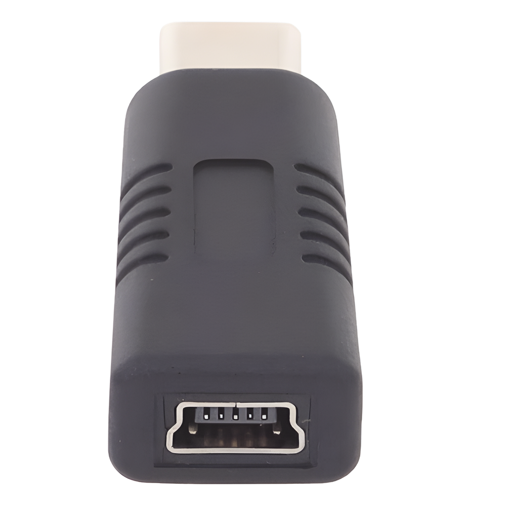 ADAPTADOR TIPO C MACHO A MINI USB HEMBRA PARA COMPATIBILIDAD DE  ESTACIÓN XMRA8 CON BODYCAM XMRR3
