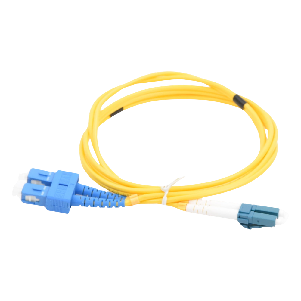 Jumper de Fibra Óptica Monomodo LC/SC Duplex de 1 Metro (3.28 Pies)