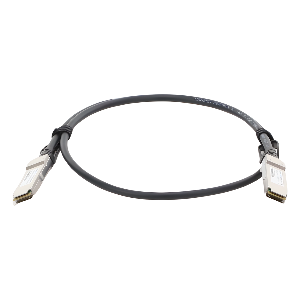 Cable DAC QSFP+ de 40 Gbps a 40 Gbps / Passive Direct Attach Copper Twinax Cable / Longitud: 1 metros