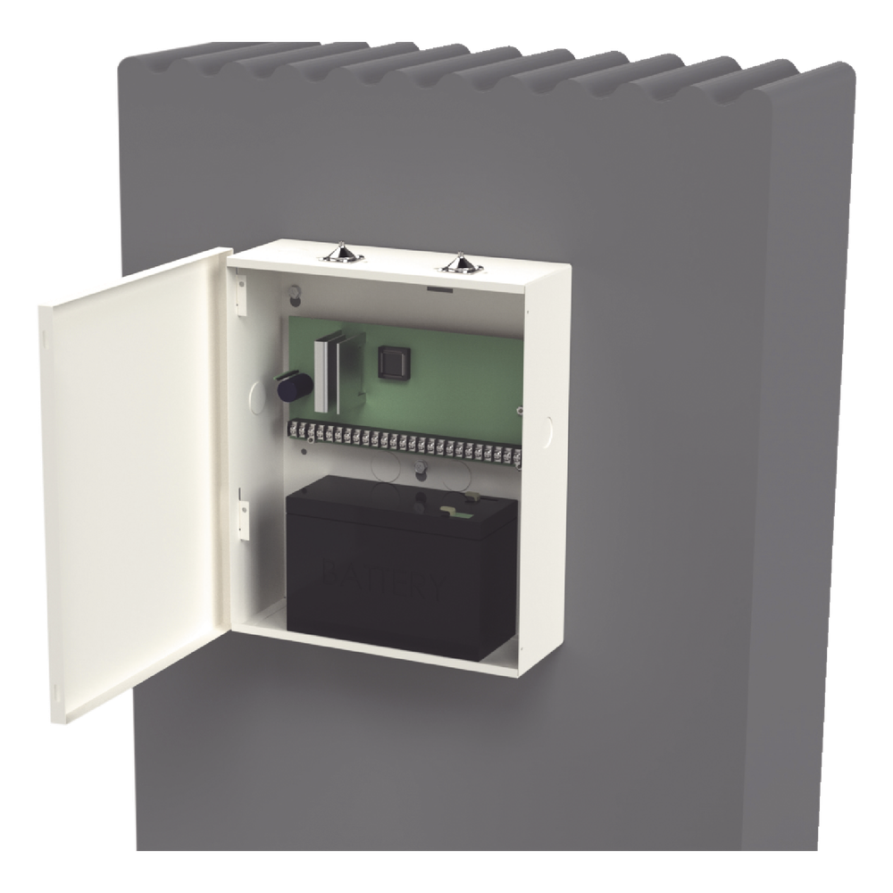 Gabinete para Alarma de la Familia CAPTAIN/XL2T, CFB-516, VISTA48 y Batería PL712 (No Incluida)