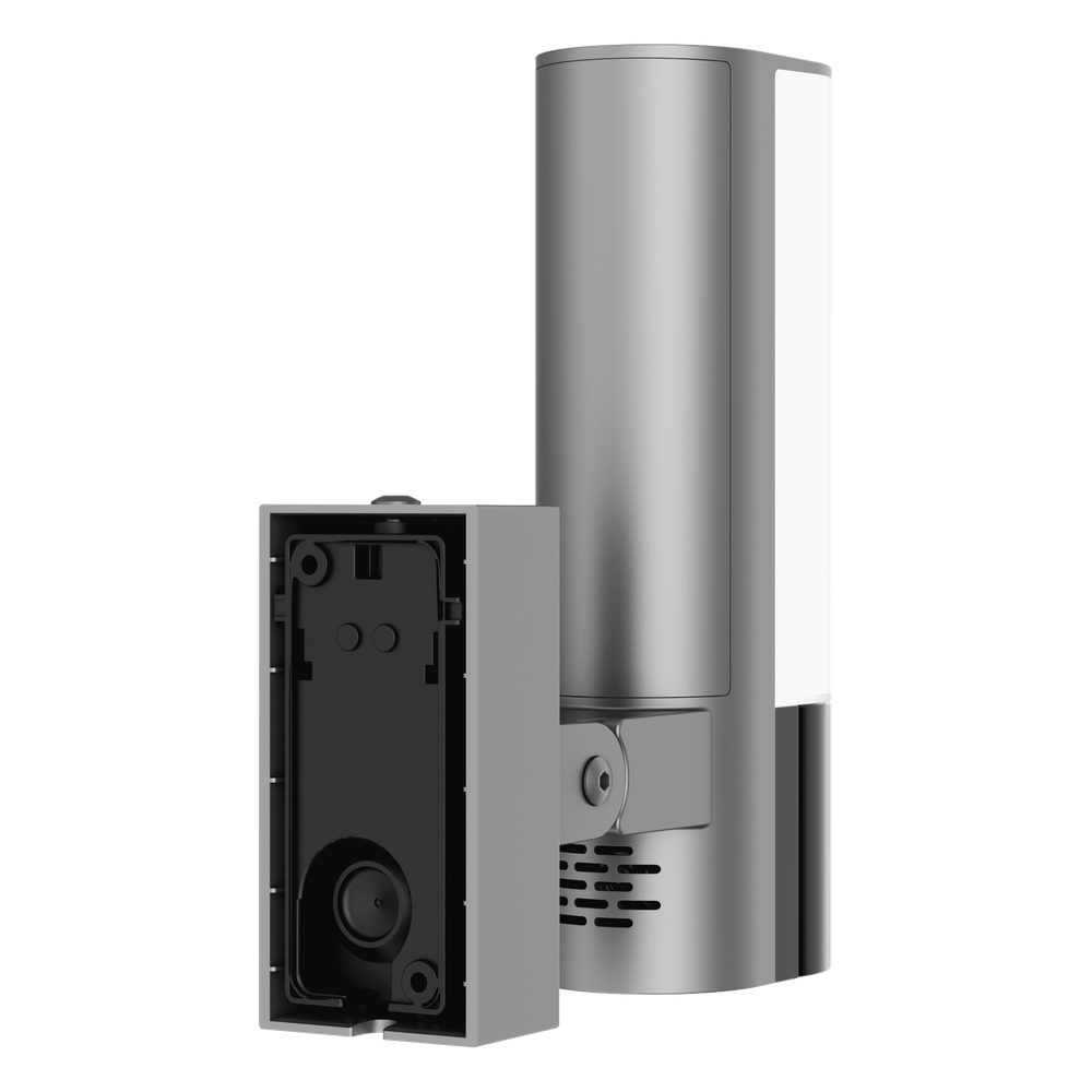Cámara IP 4 Megapíxel / Wi-Fi / Lampara Integrada / Audio de dos vías / Imágen Nocturna a Color / Detección Humana / Audios Personalizables  / Uso Exterior con Protección