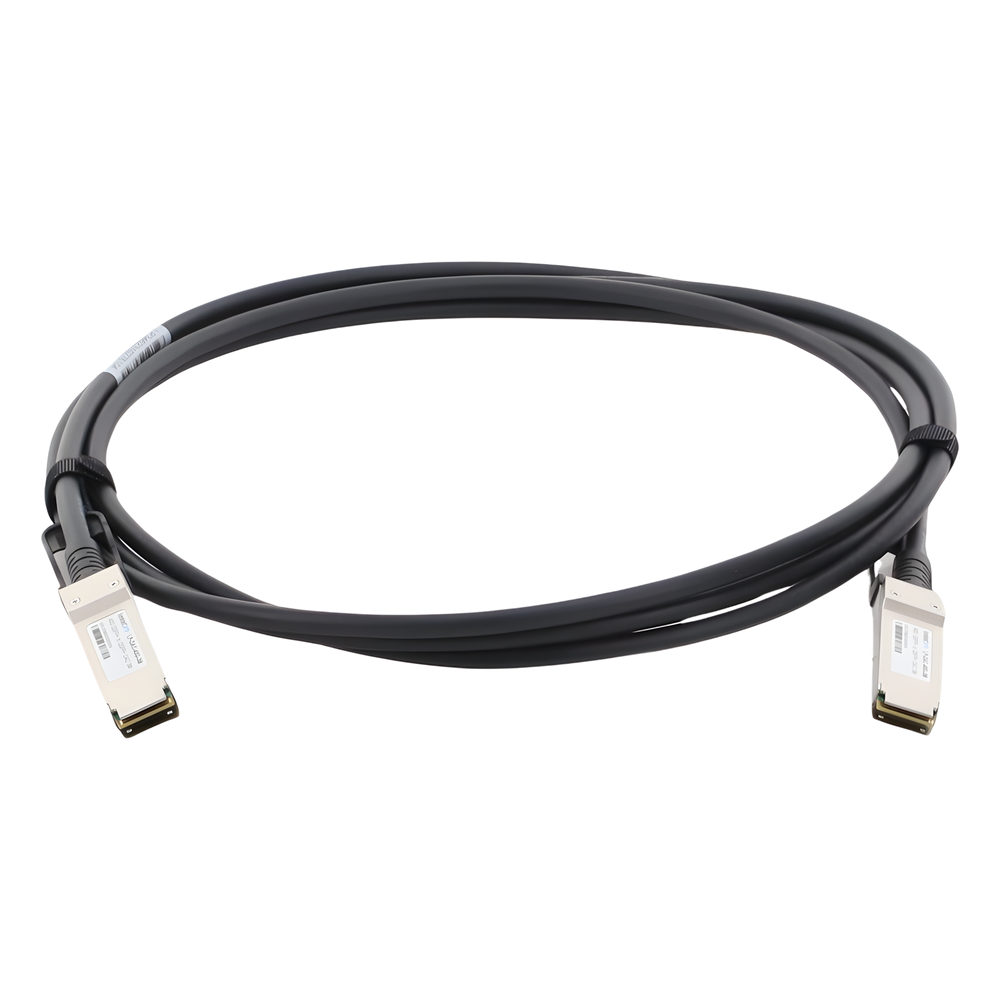 Cable DAC QSFP+ de 40 Gbps a 40 Gbps / Passive Direct Attach Copper Twinax Cable / Longitud: 3 metros