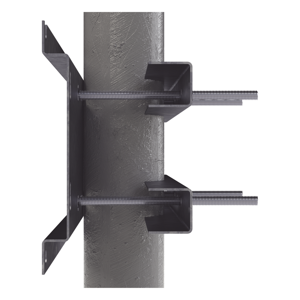 Herraje para Fijación a Pared, Torre o Poste compatible con LP-FORTE-09U-R3.