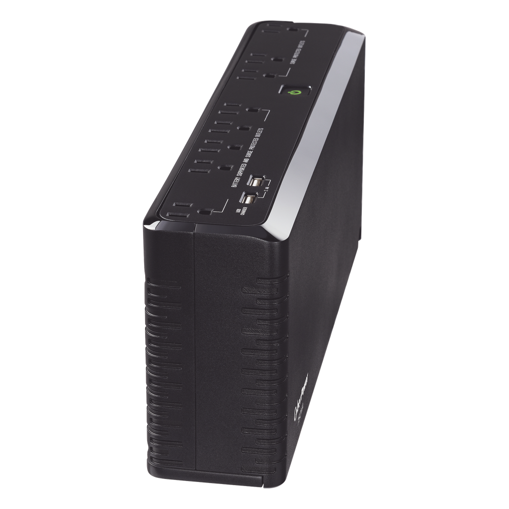 UPS de 750 VA/375 W, Topología Standby, Entrada 120 Vca NEMA 5-15P, de Escritorio, Con 8 Tomas NEMA 5-15R