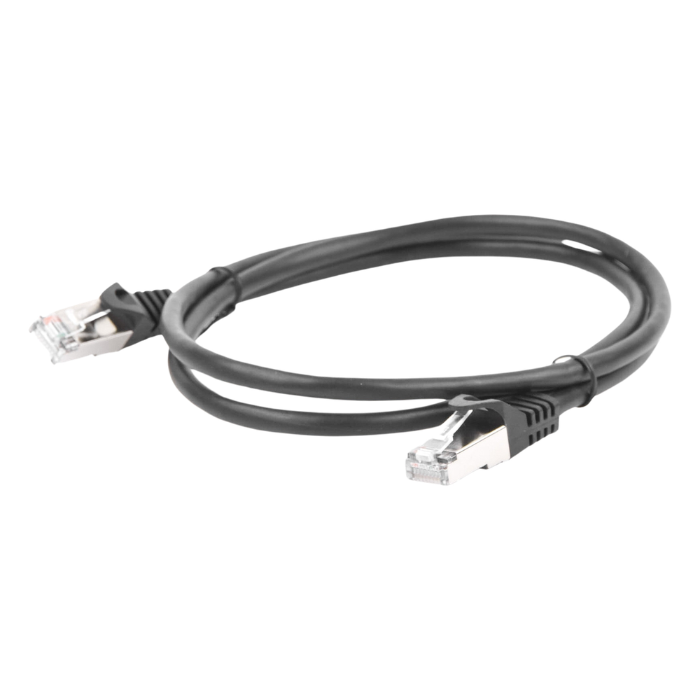 Cable de Parcheo FTP Cat5e - 1 Metro (3.28 Pies) - Negro