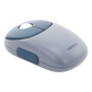 Mouse Inalámbrico FUN | Recargable| 2.4G & Bluetooth | 4 Niveles de DPI | Silencioso | Ergonómico | 5 Botones | Compatible con Windows, macOS 10.5, Android iOS Linux y Chrome OS | Color Azul.