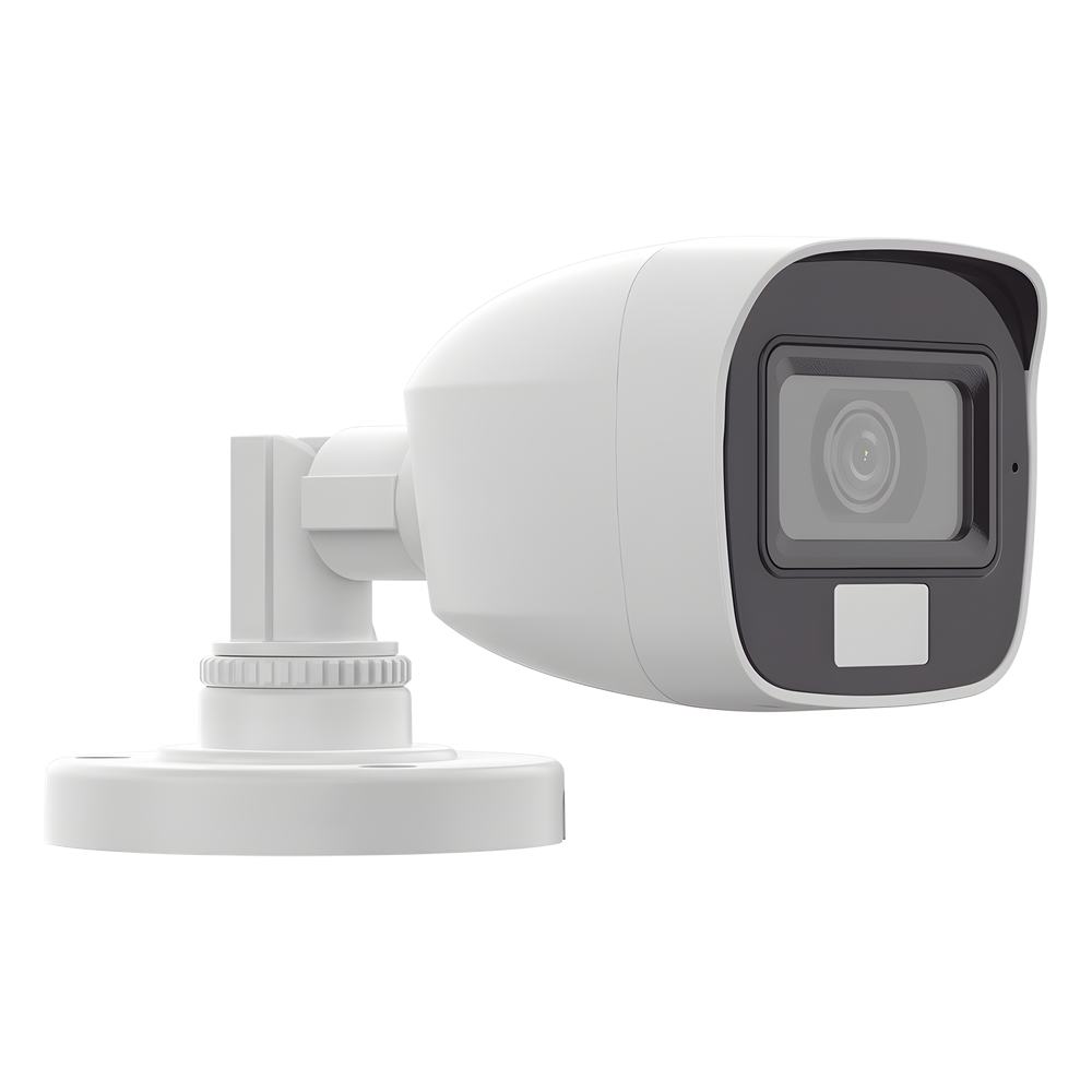 [SIN LOGO DE MARCA] [Dual Light + ColorVu] Bala TURBOHD 2 megapixel / 20 mts IR + 20 mts luz blanca / Lente 2.8 (100° de Visión)  /  Exterior IP66 / Audio por Coaxitron / TVI-AHD-CVI-CVBS / Metal / Smart-Hybrid light