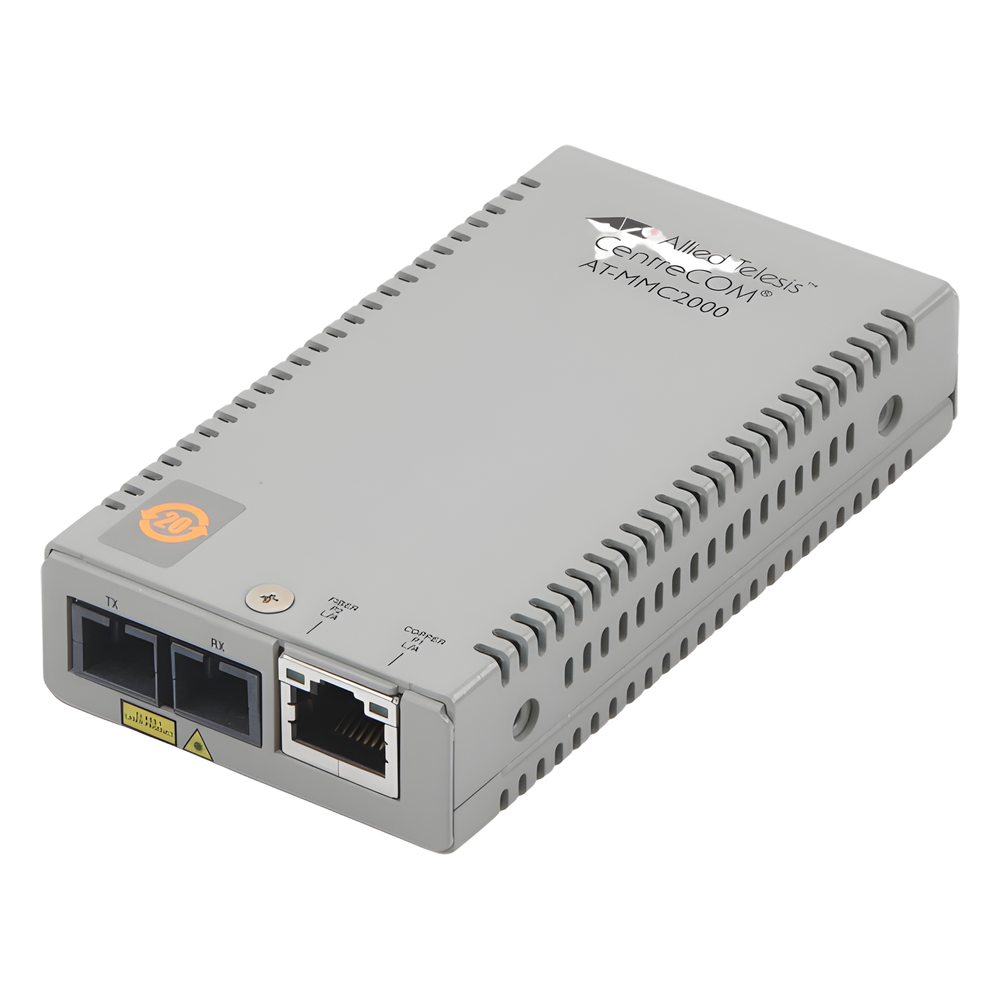 Convertidor de medios TAA (Federal) 10/100TX - 100FX/SC MultiModo, Multiregion PSU