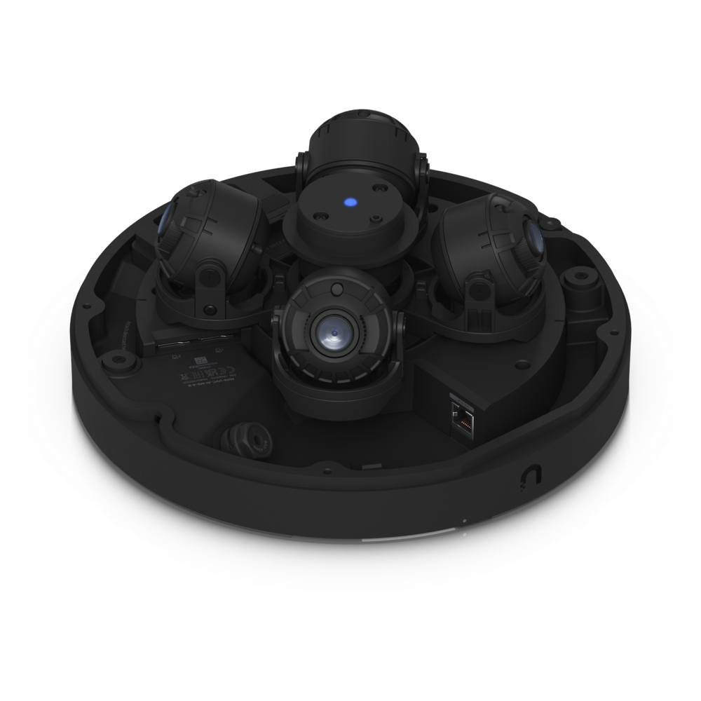Cámara Multisensor AI de 32 MP con 4 Lentes Ajustables, Zoom Óptico 2.33×, Cobertura IR 360°, Motor AI Multi-TOPS y Alimentación PoE++ para Monitoreo de Amplia Cobertura