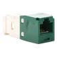 Conector Jack RJ45 Estilo TG, Mini-Com, Categoría 6, de 8 Posiciones y 8 Cables, Color Verde