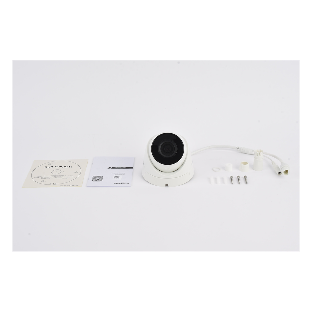 Turret IP 4 Megapixel / Lente 2.8 mm / 30 mts IR / WDR 120 dB / Exterior IP67 / Hik-Connect P2P / H.265+ / PoE / ONVIF