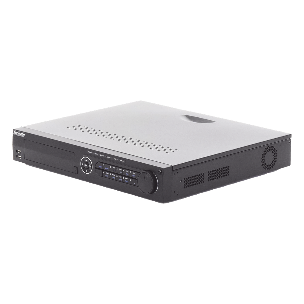 DVR 16 Canales TurboHD + 8 Canales IP / 3K/5MP / Audio por Coaxitron / Acusense / 4 Bahías de Disco Duro / Videoanalisis / 16 Entradas de Alarma