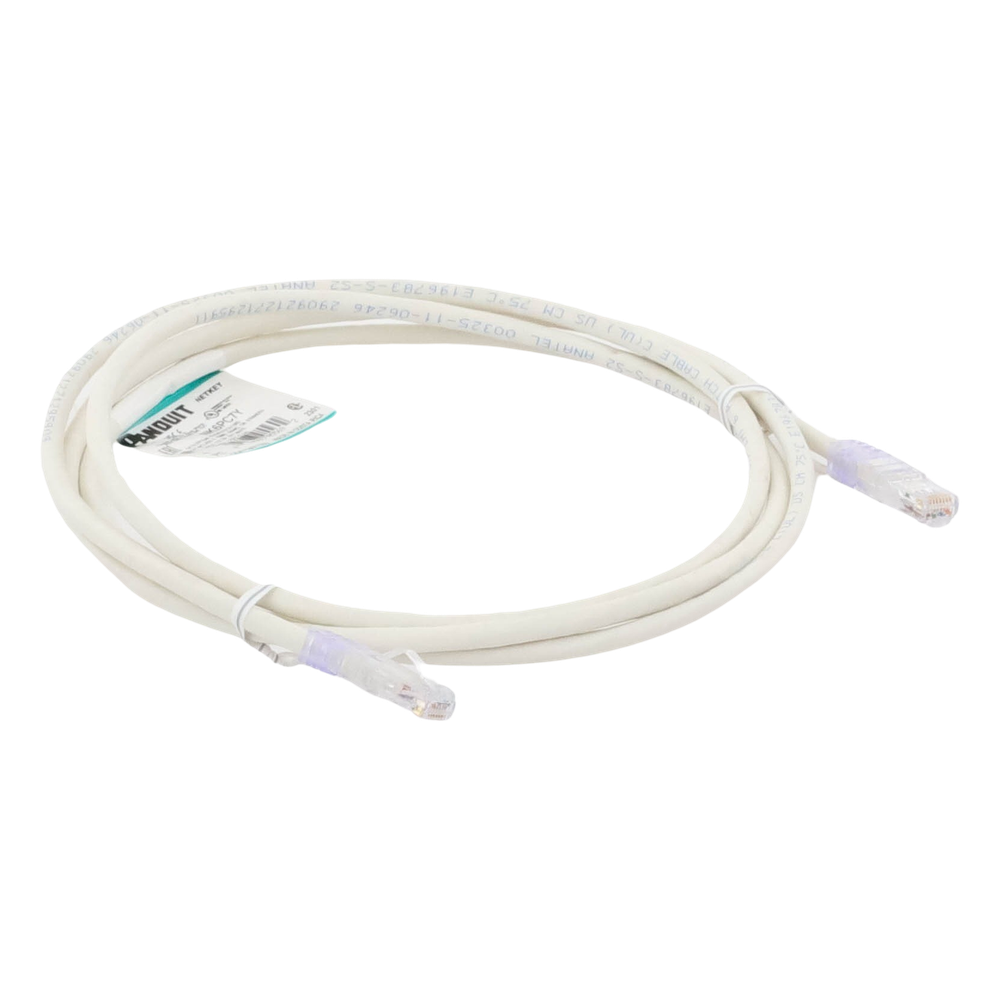 Cable de Parcheo UTP Categoría 6, con Plug Modular en Cada Extremo - 2 Metros (6.56 Pies) - Blanco Mate