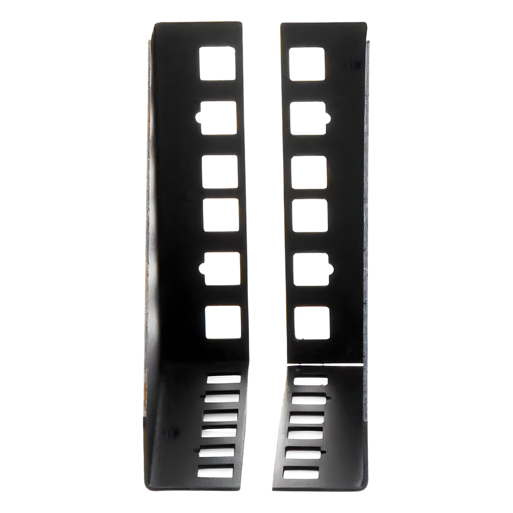 Par de Sujetadores para Instalación de Equipo Rackeable en Placa o Pared (hasta 2U), Puede soportar 10 Kg