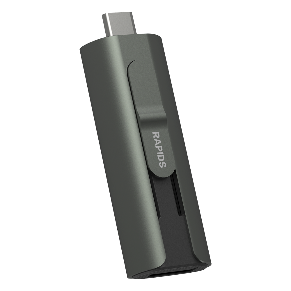 Memoria USB Dual impulsado por SSD Core / 512 GB / USB-C y USB-A / 1000 MB/s de Escritura