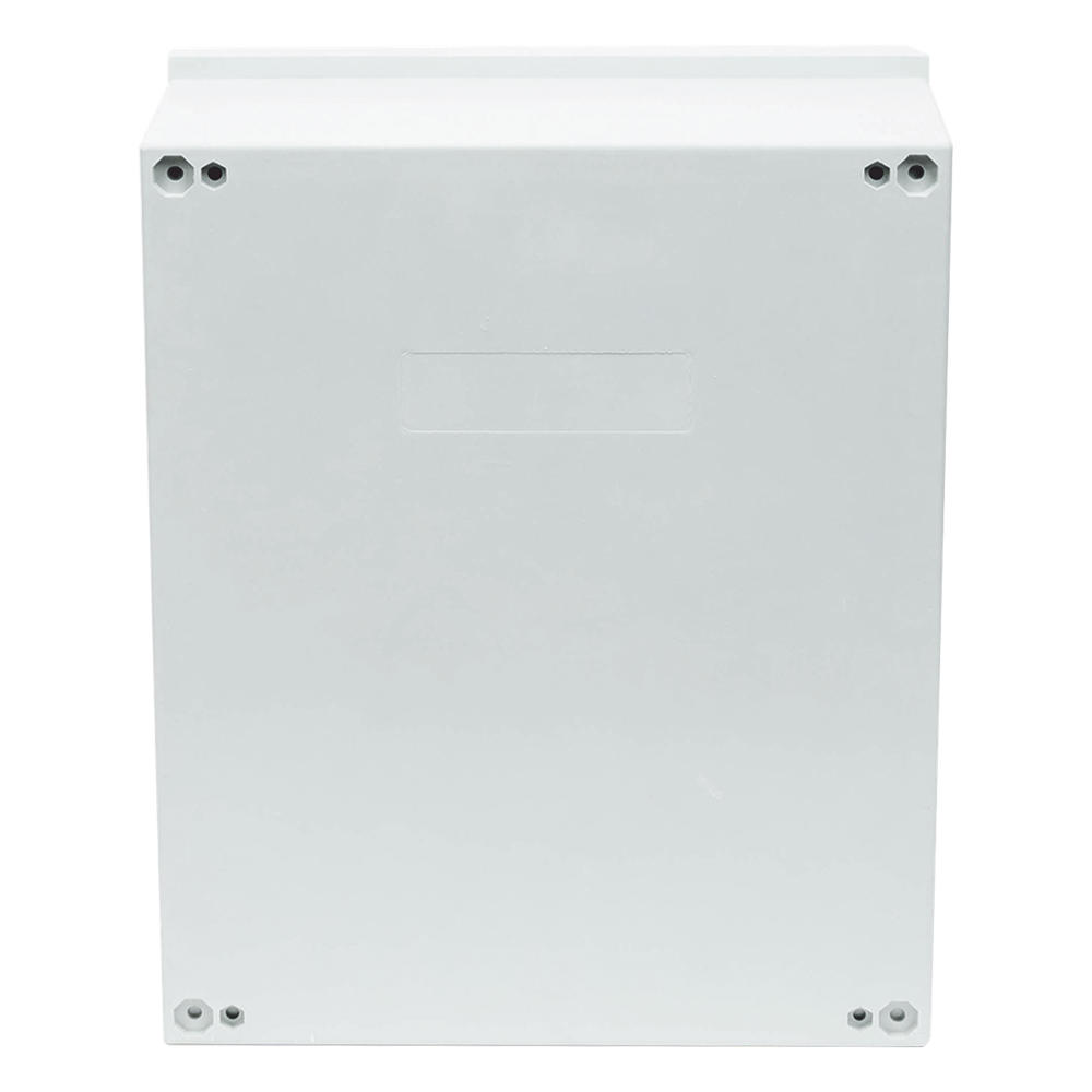 Gabinete de Poliéster IP65 Uso en Intemperie (400 x 500 x 200 mm) con Placa Trasera Interior de Plástico (Incluye Chapa y Llave).