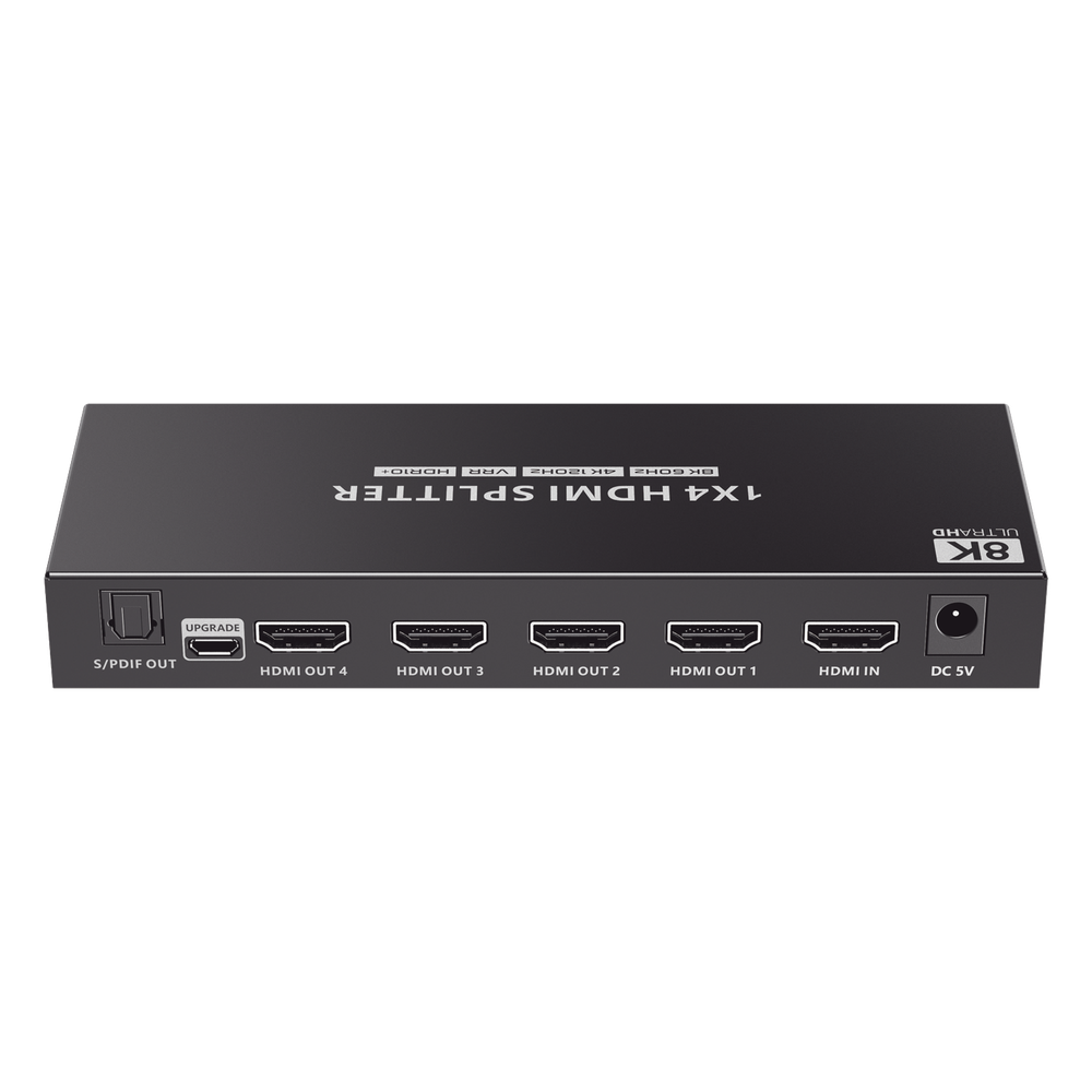 Splitter HDMI 1X4 | Velocidad de trasmisión 48 Gbps| Resolución 8K | Salida de audio| HDCP 2.3