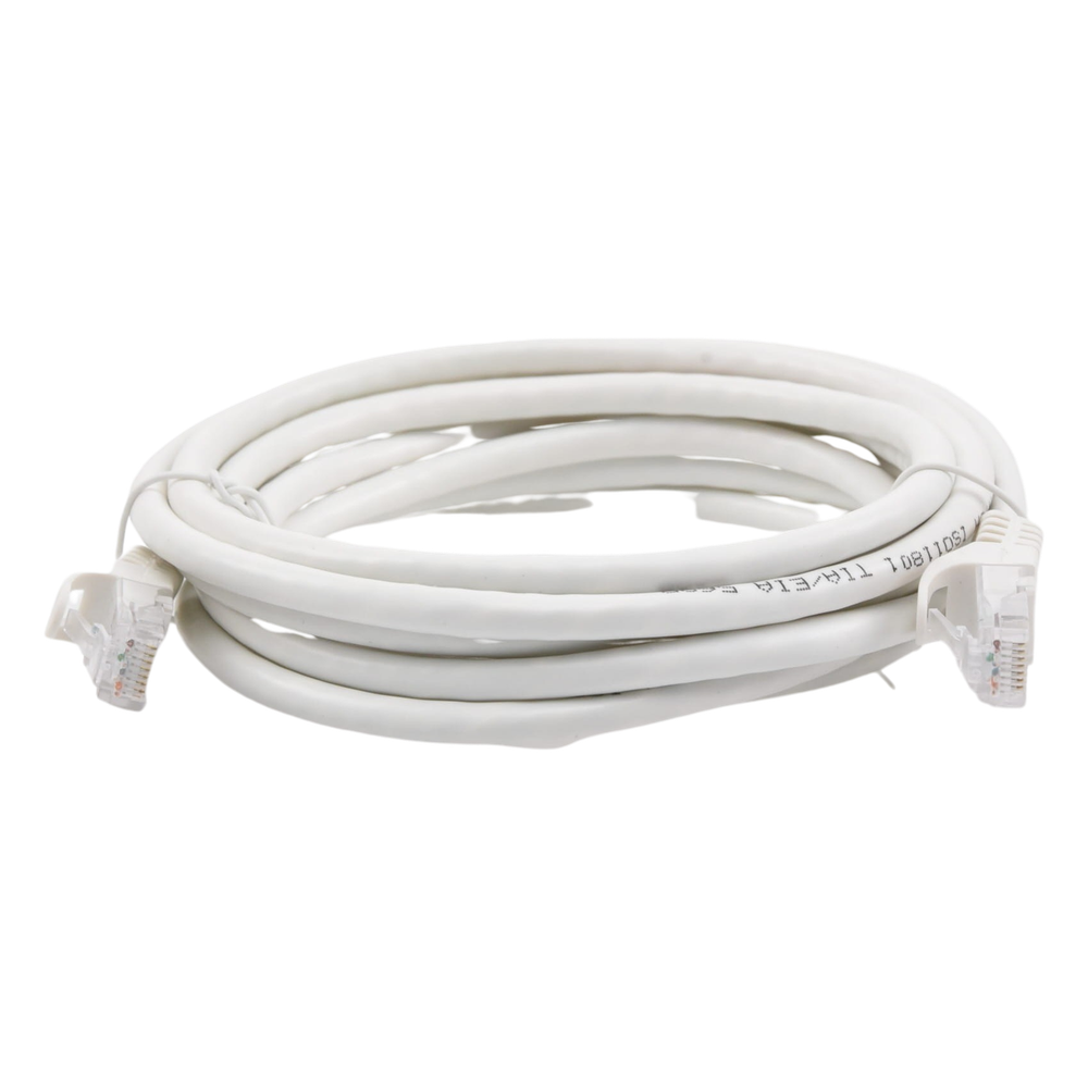 Cable de Parcheo UTP Cat6 - 3.0 Metros (9.84 Pies) - Blanco