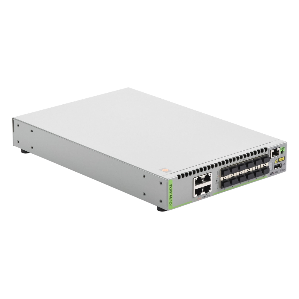 Switch Capa 3 Stackeable 10 Gigabit , 12 puertos SFP/SFP+ 10G y 4 puertos 100/1000/10G Base-T (RJ-45)