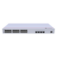 Switch de Distribución/Core Gigabit Administrable PoE Capa 3 / 24 puertos 10/100/1000 Mbps (PoE) / 4 Puertos 1GE SFP Uplink / ERPS / Rutas Estáticas / iStack / PoE Perpetuo / 400W / Administración Nube Gratis