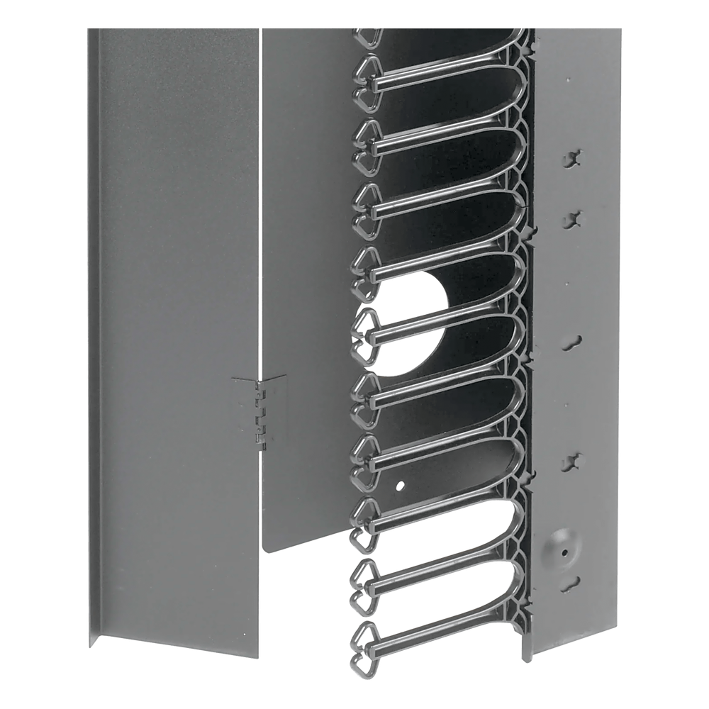 Gabinete Rack ProLine ConnecTek 42 UR 2000 x 800 x 1200 mm con Capacidad 1134 kg  Acero, Color Negro Con Organizadores Laterales Frontal y Traseros Incluidos