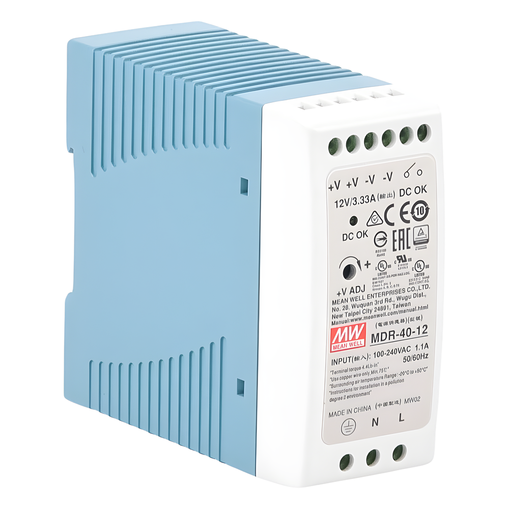 Fuente de poder Industrial Riel Din 12Vcc, 40W