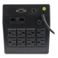 UPS 1000VA/600 W Línea Interactiva 120Vca / 8 tomas 5-15R (6 Respaldadas) / Regulación de Voltaje / Protección RJ45