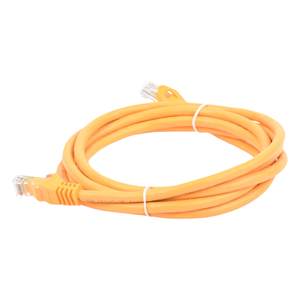 Cable de Parcheo UTP Cat6 - 2 Metros (6.56 Pies) - Amarillo