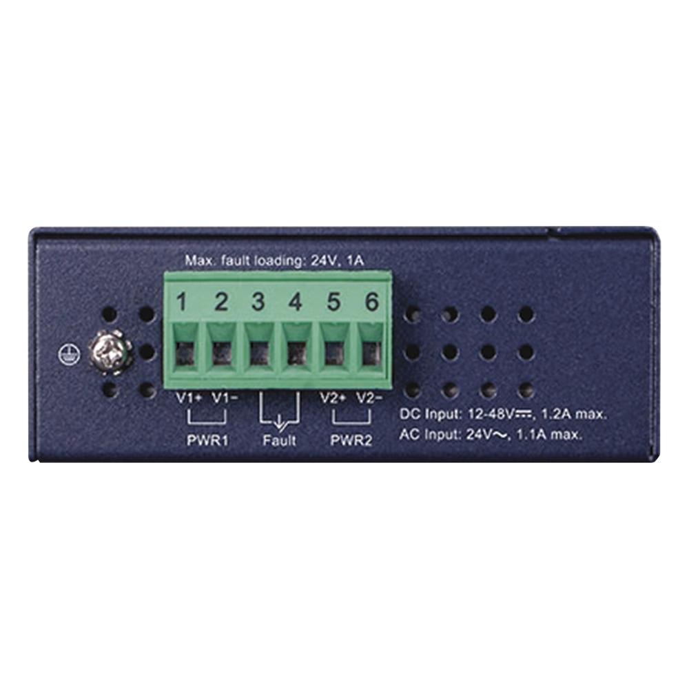 Switch Industrial No Administrable de 8 Puertos Gibabit 10/100/1000T, Diseñado para Montaje en Pared y Riel DIN