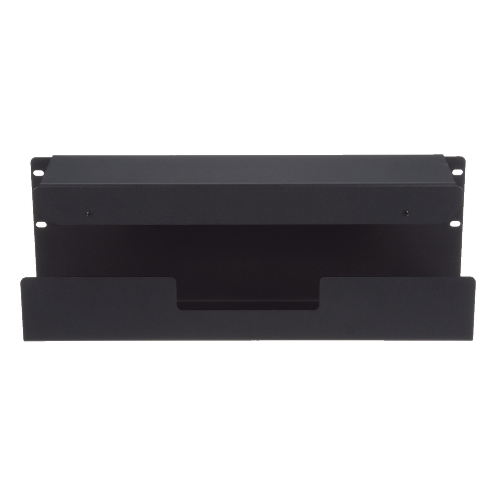 Accesorio Pasacables Para Rack Estándar de 19 in, 4 UR, Capacidad de 260 Cables Cat6, 4.5 in de Profundidad, Color Negro