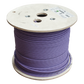 Bobina de Cable Blindado S/FTP de 4 Pares, Cat7A, Inmune a Ruido e Interferencias, LS0H (Bajo Humo, Cero Halógenos), Color Violeta, 305 Metros (1000 Pies)