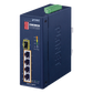 Switch industrial, Temperatura de Operación: -40 a 75ºC, 4 puertos PoE 10/100 + 1 Puerto 100Base-FX