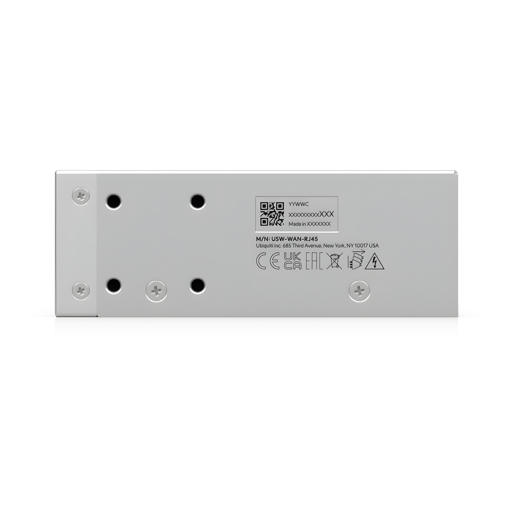 UniFi USW-WAN – Switch WAN Capa 2 con 3 Puertos RJ45 10 GbE y 1 Puerto RJ45 GbE y Alimentación CA Redundante para Alta Disponibilidad con UniFi Gateways en Modo Shadow (Rack 1U)