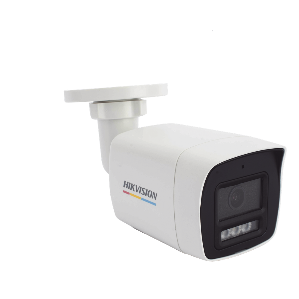 [ColorVu 3.0 + MD 3.0] Bala IP 4 Megapixel / Lente 2.8 mm / Dual Light (30 mts IR + 30 mts Luz Blanca) / Micrófono Integrado / Detección de Movimiento 3.0 / Exterior IP67 / WDR / PoE / Micro SD