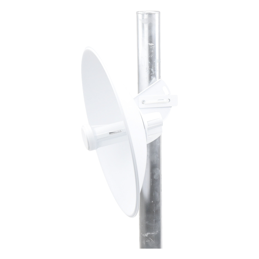 PowerBeam airMAX M5, larga distancia, frecuencia 5 GHz (5170-5875 MHz) con antena tipo plato de 25 dBi