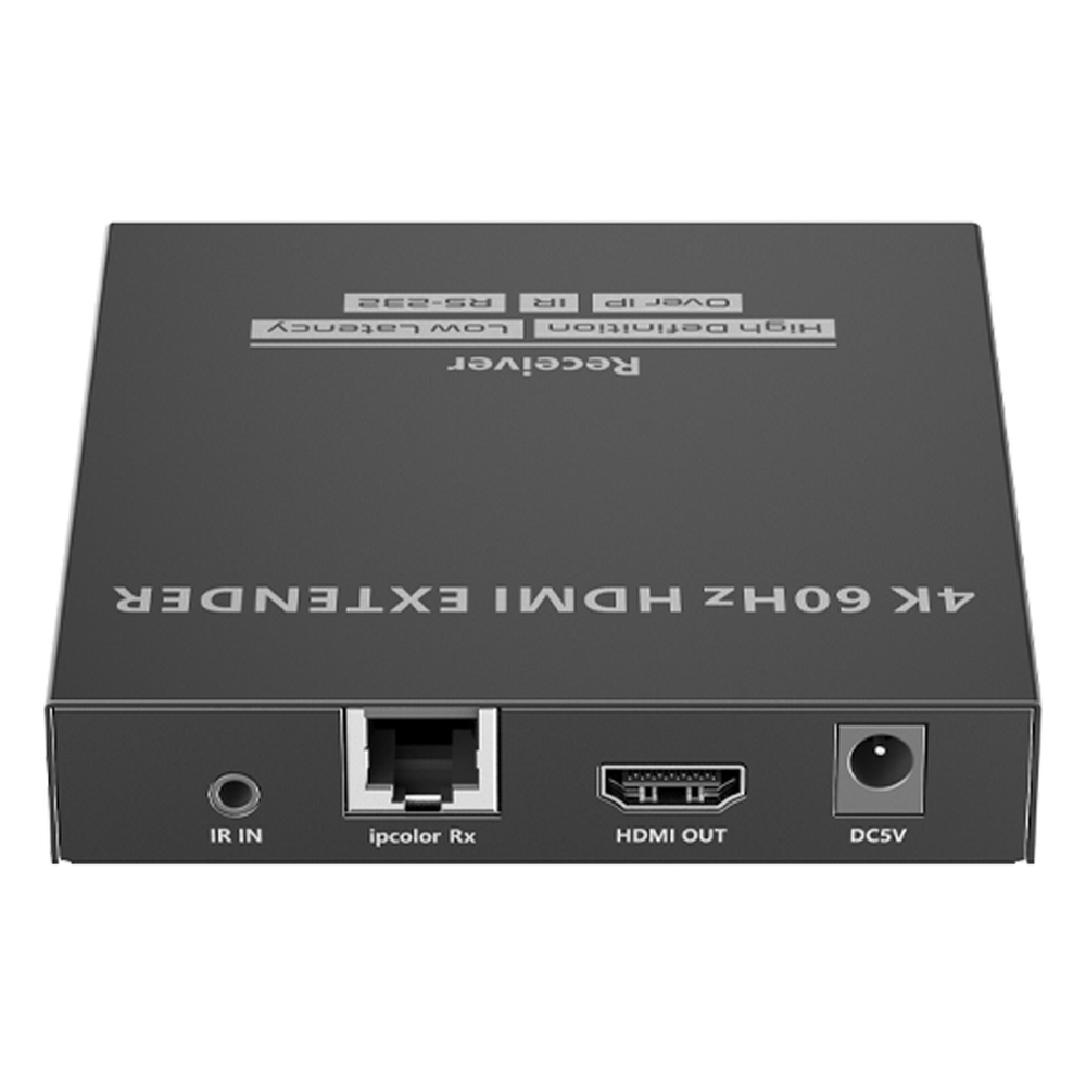 Receptor Compatible para Kit TT582 | 4K @60Hz | Cat 6, 6a y 7 |  hasta 120 metros |
