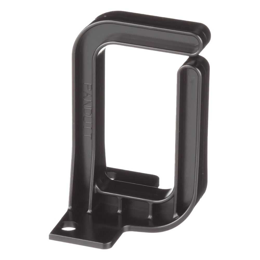 Anillo Tipo D Vertical, Para Gabinetes de Telecomunicaciones, 1 UR, Color Negro