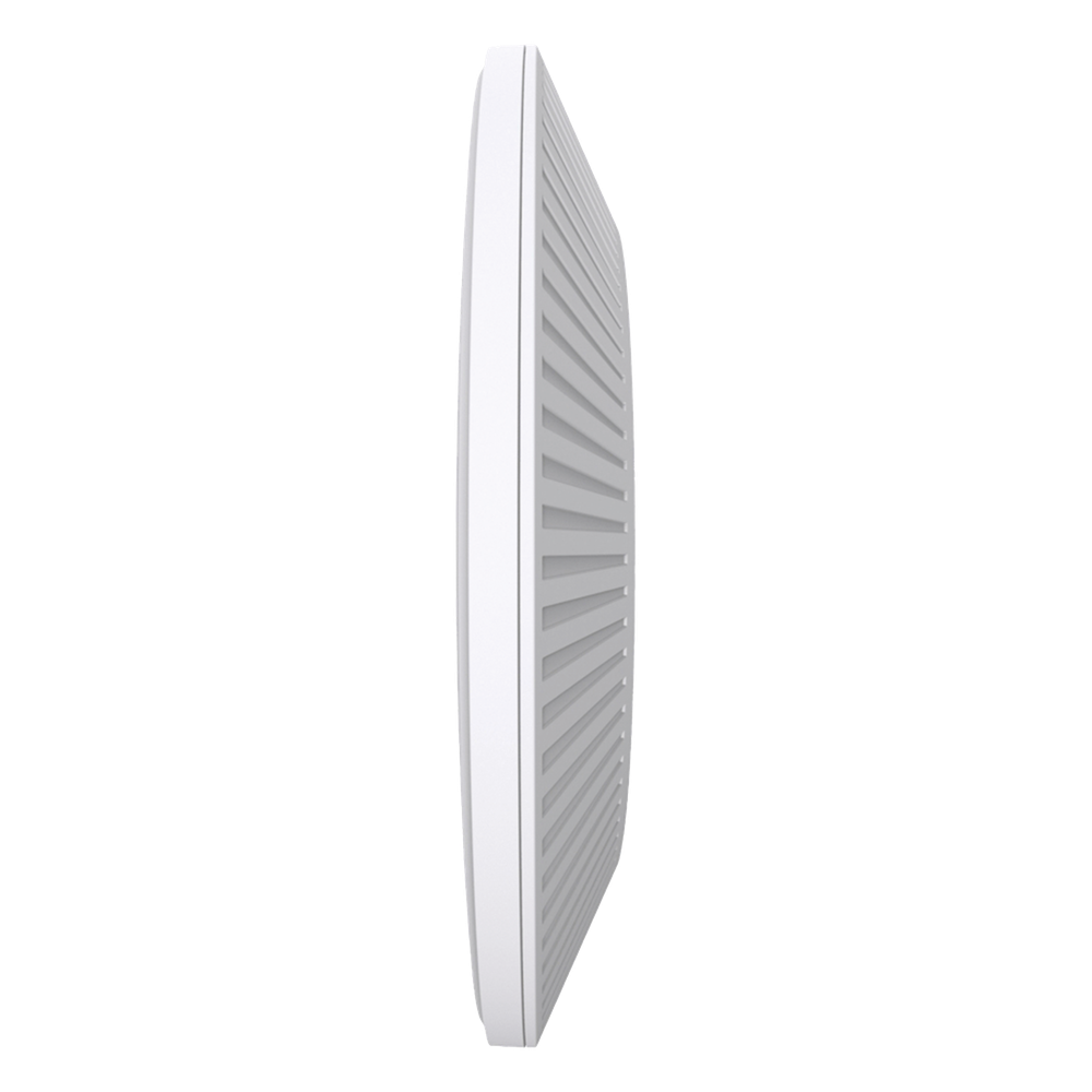 Punto de Acceso Omada / Wi-Fi 7 BE11000 MU-MIMO 2x2 / 1 Puerto 10 Gbps / Mesh Omada / Operaciones Multiencale (MLO) / Configuración por Controlador o Stand-Alone / Para Montaje en Techo/pared / Alimentación PoE+