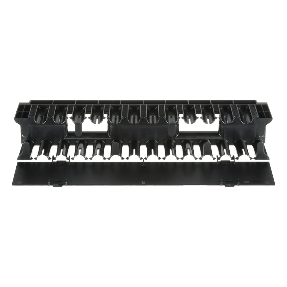Organizador de Cables Horizontal NetManager, Sencillo (Solo Frontal), Para Rack de 19in, 2UR